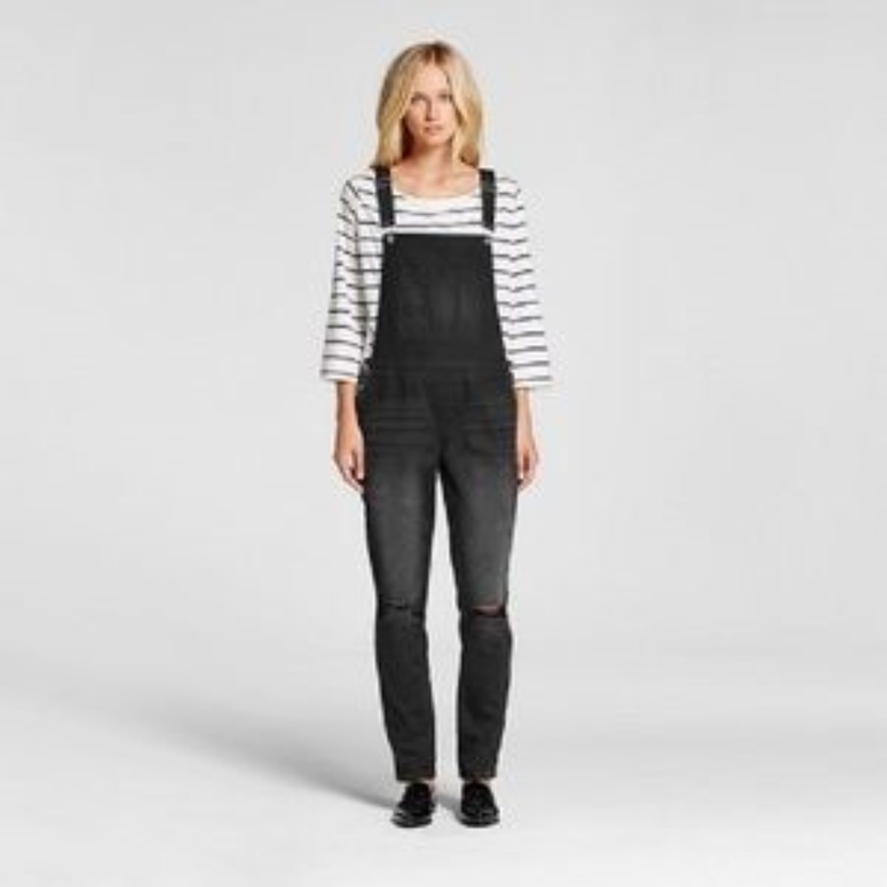 Mossimo Distressed Overalls